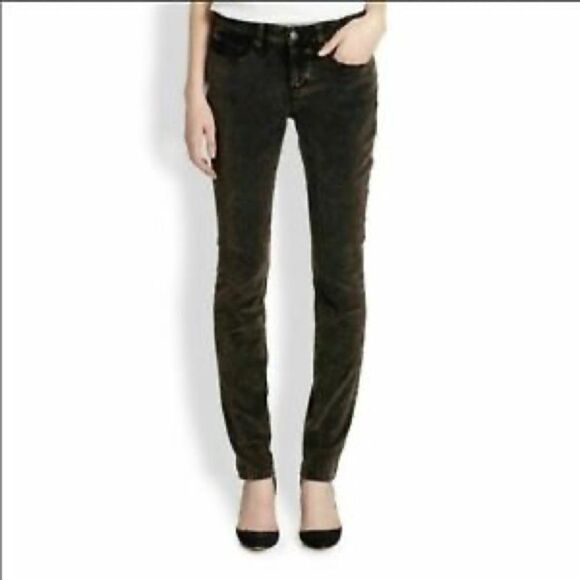 Eileen Fisher Acid Wash velvet skinny jeans - Picture 1 of 10